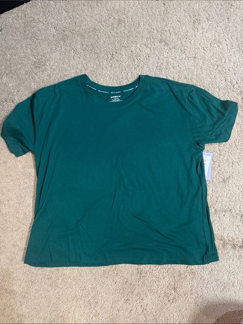 Everyday Crew Neck Tee in Forest Green